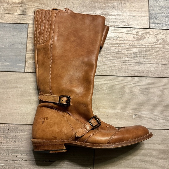 Frye Tan Leather Riding Boot - Picture 6 of 6